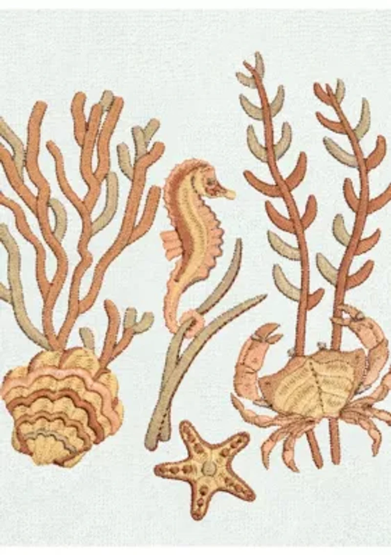 AARON 2PC Embellished Bath Towel Set