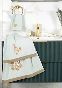 AARON 2PC Embellished Bath Towel Set