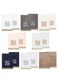 AARON 2PC Embellished Bath Towel Set