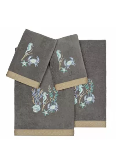 AARON 4PC Embellished Towel Set