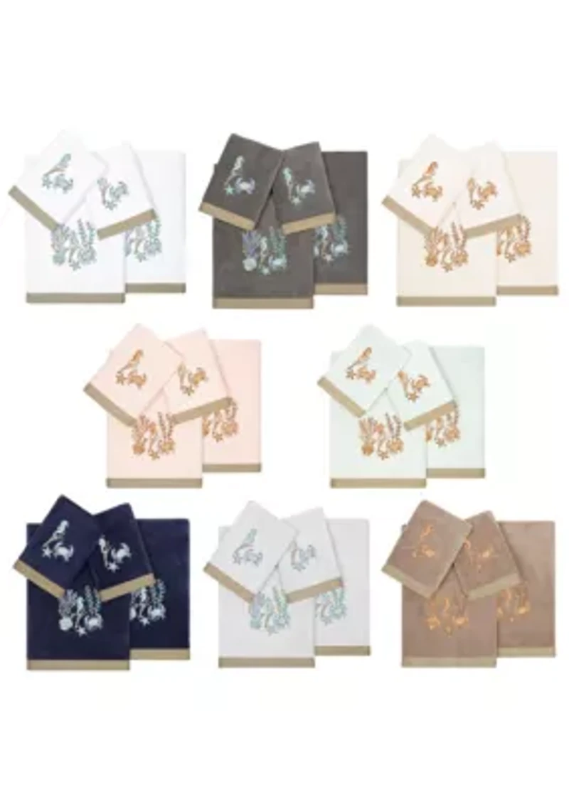 AARON 4PC Embellished Towel Set