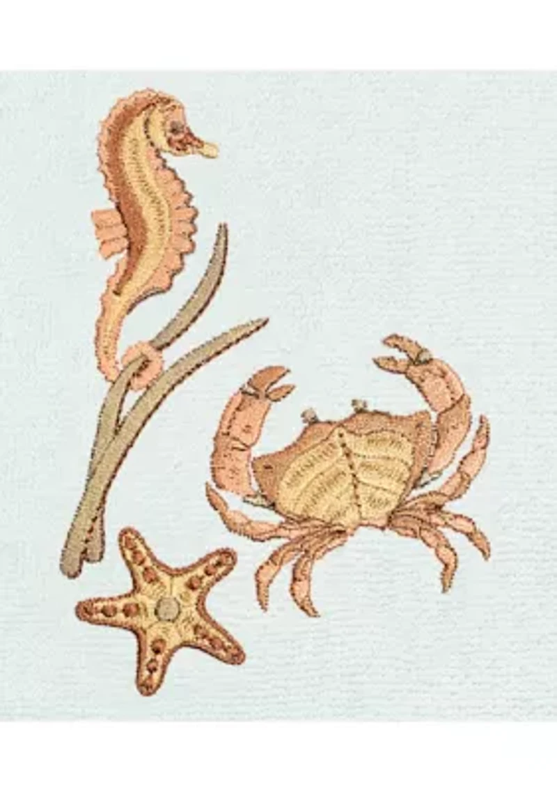 AARON 2PC Embellished Fingertip Towel Set