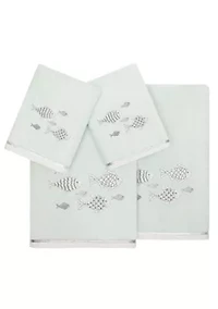 FIGI 4PC Embellished Towel Set