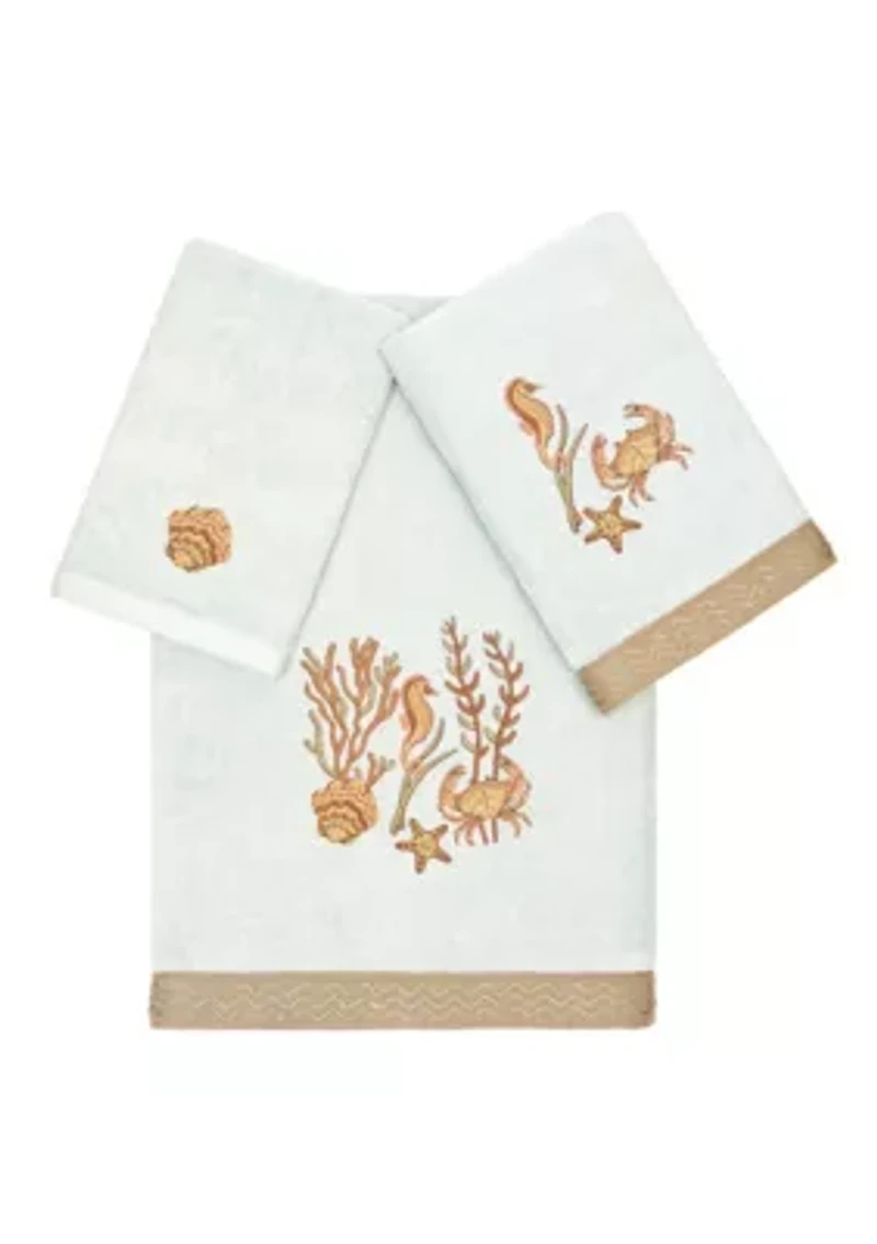AARON 3PC Embellished Towel Set
