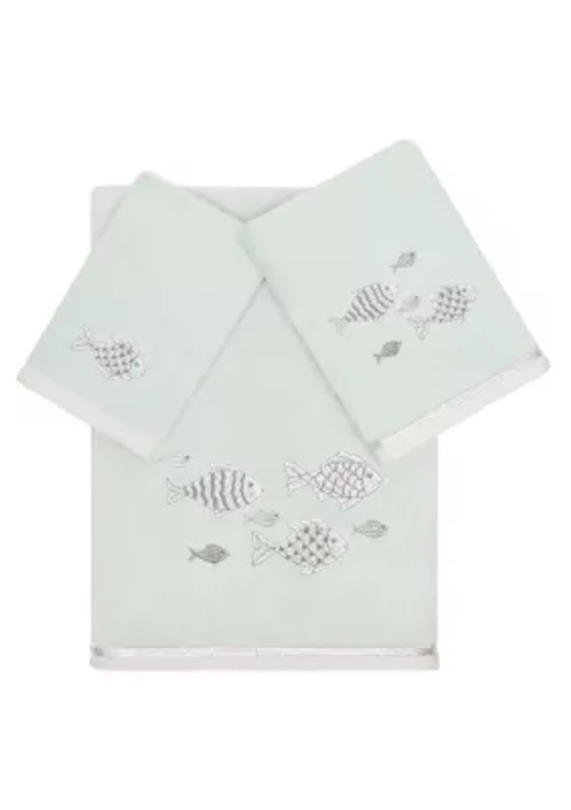 FIGI 3PC Embellished Towel Set