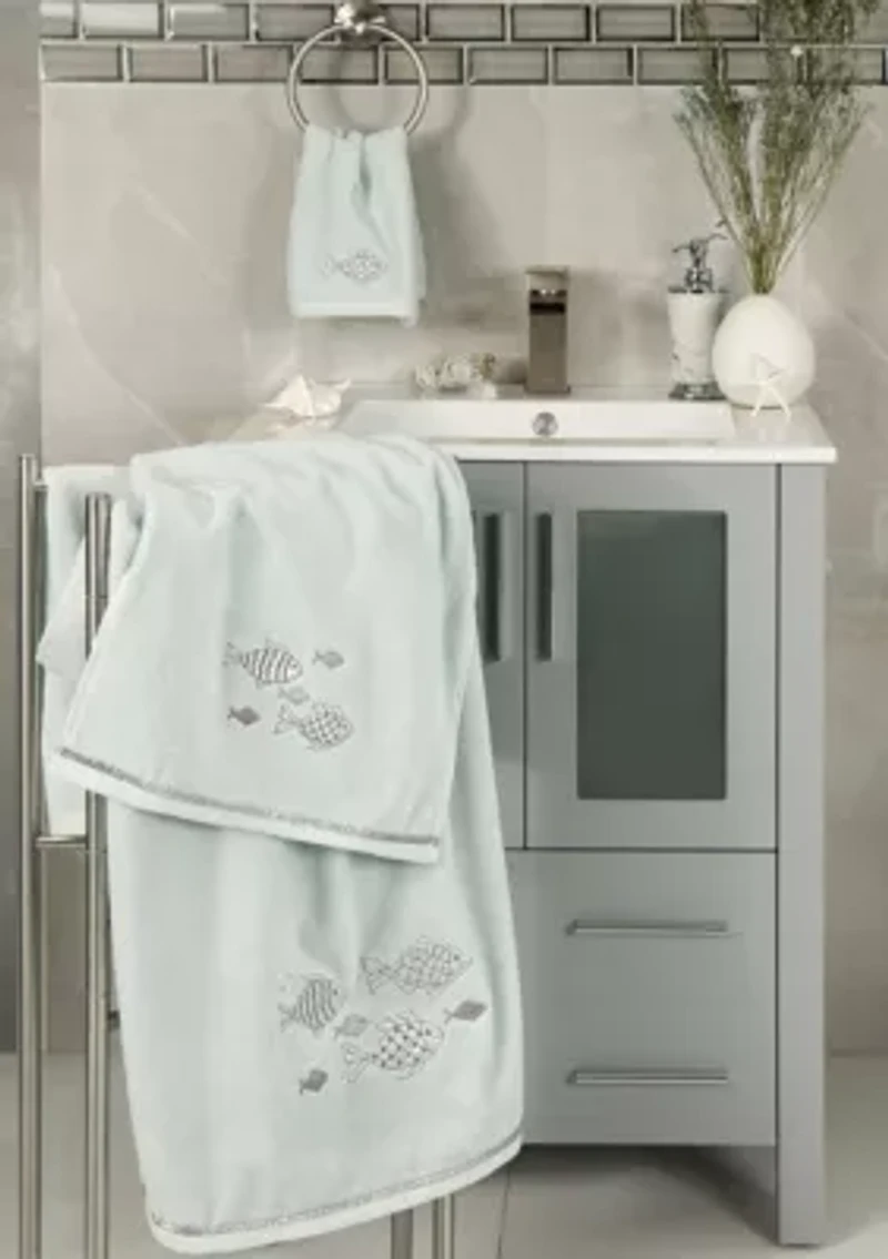 FIGI 3PC Embellished Towel Set