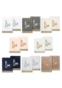 AARON 2PC Embellished Hand Towel Set