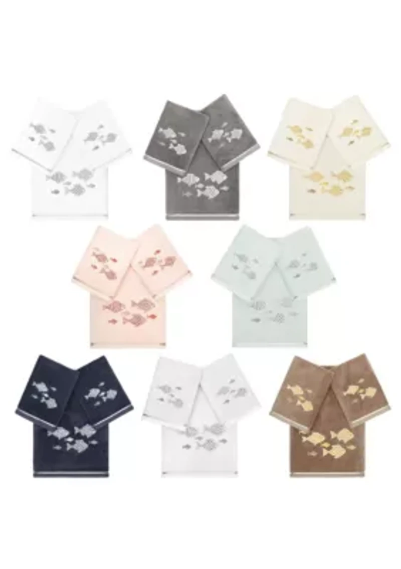 FIGI 3PC Embellished Towel Set