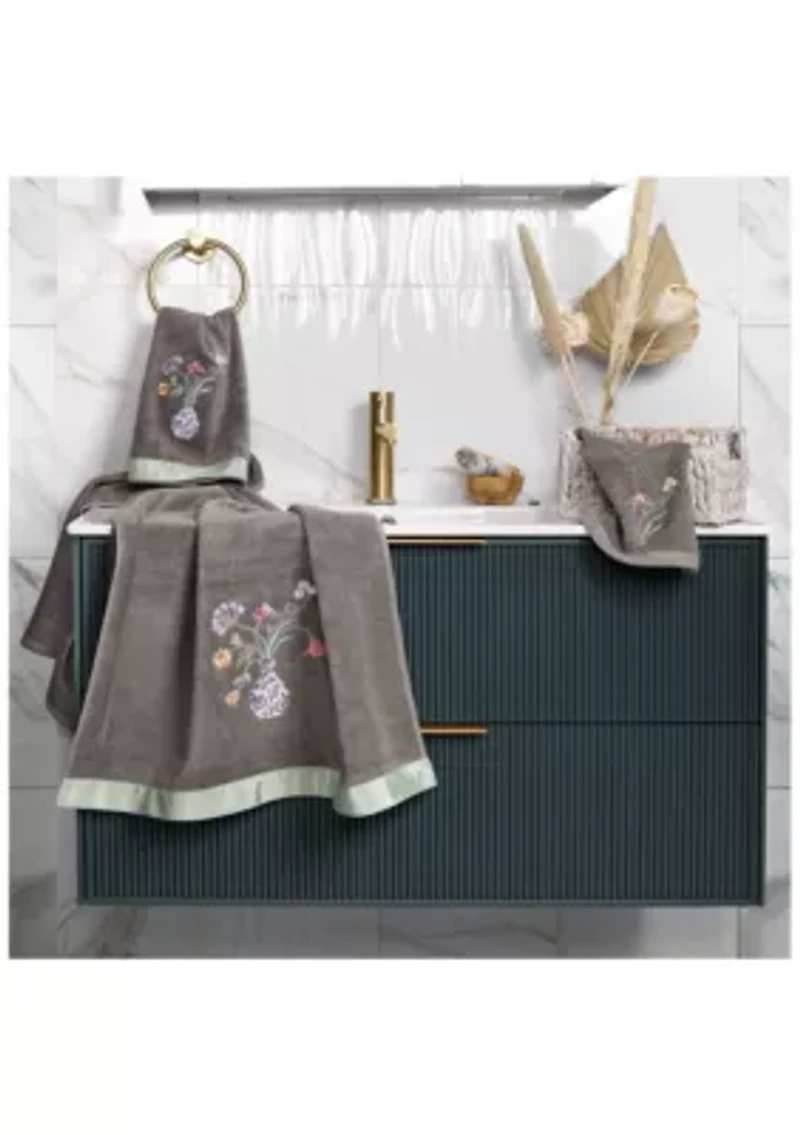 STELLA 2PC Embellished Fingertip Towel Set