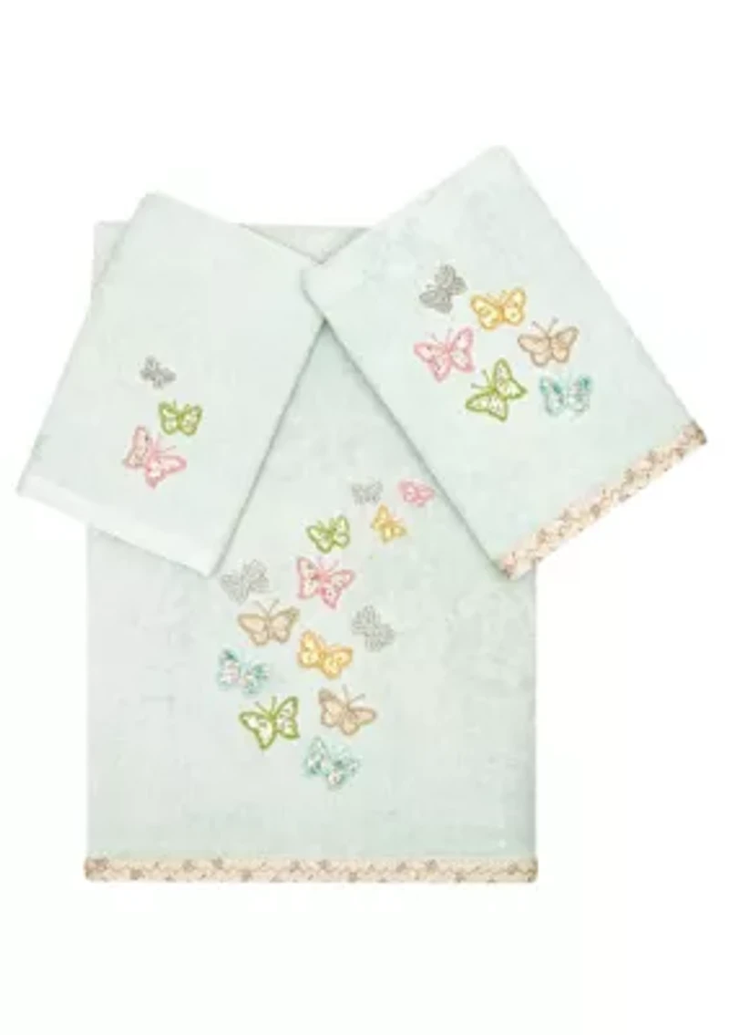 MARIPOSA 3PC Embellished Towel Set