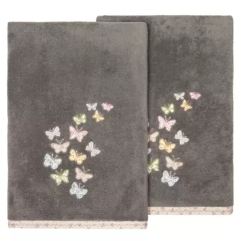 MARIPOSA 2PC Embellished Bath Towel Set
