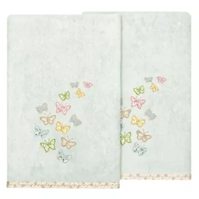 MARIPOSA 2PC Embellished Bath Towel Set