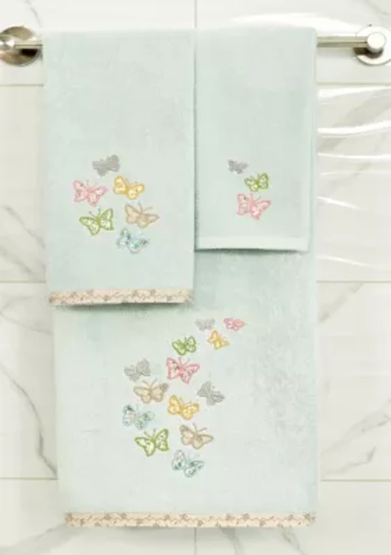 MARIPOSA 2PC Embellished Bath Towel Set