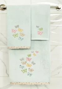 MARIPOSA 2PC Embellished Bath Towel Set