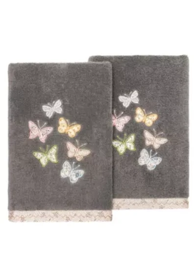 MARIPOSA 2PC Embellished Hand Towel Set