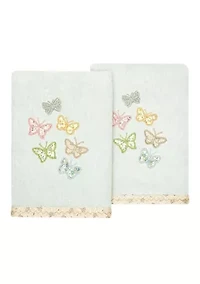 MARIPOSA 2PC Embellished Hand Towel Set