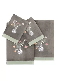 STELLA 4PC Embellished Towel Set