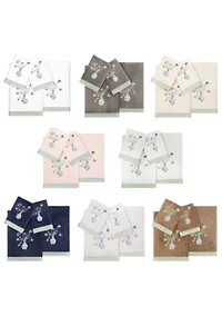 STELLA 4PC Embellished Towel Set