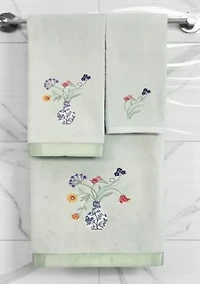 STELLA 2PC Embellished Hand Towel Set