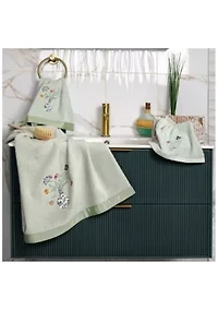 STELLA 2PC Embellished Hand Towel Set