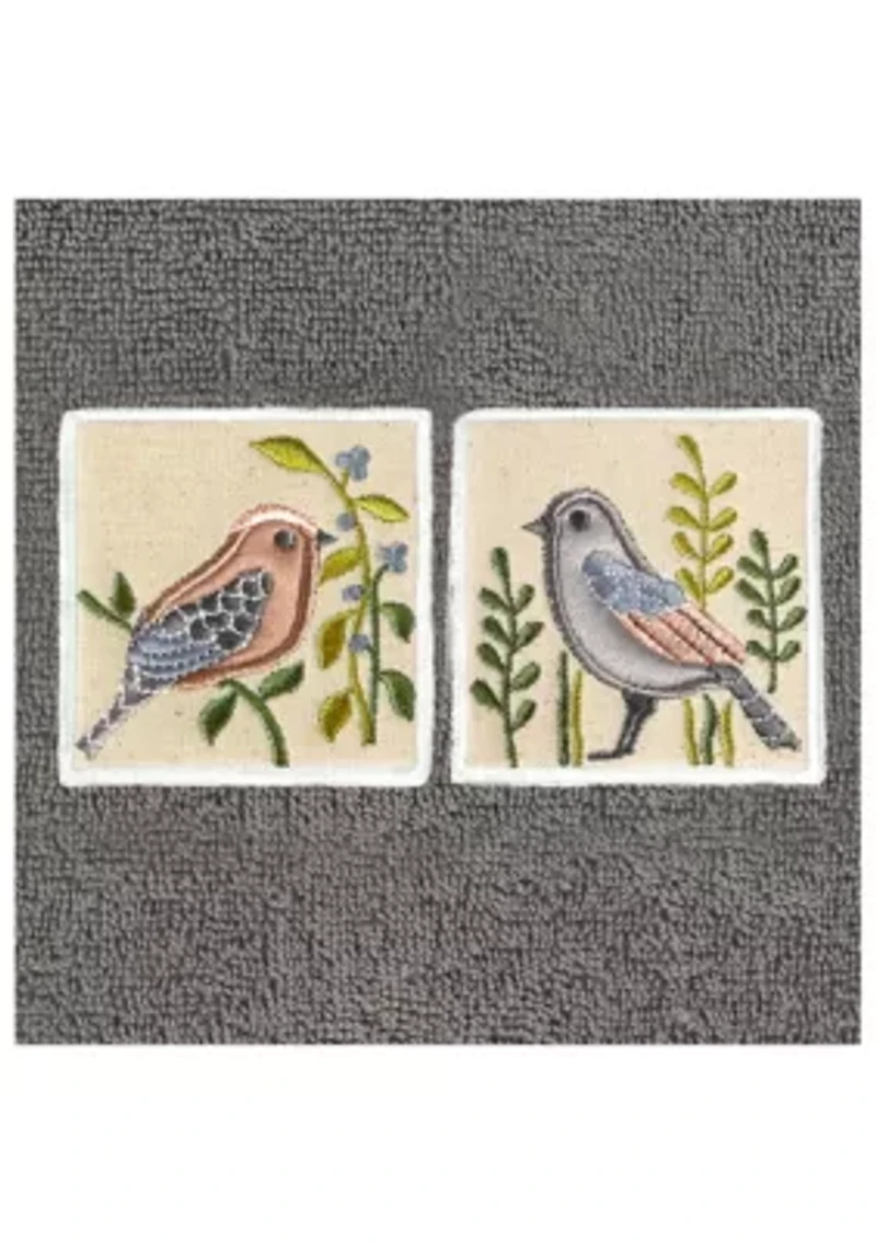 BELINDA 2PC Embellished Hand Towel Set