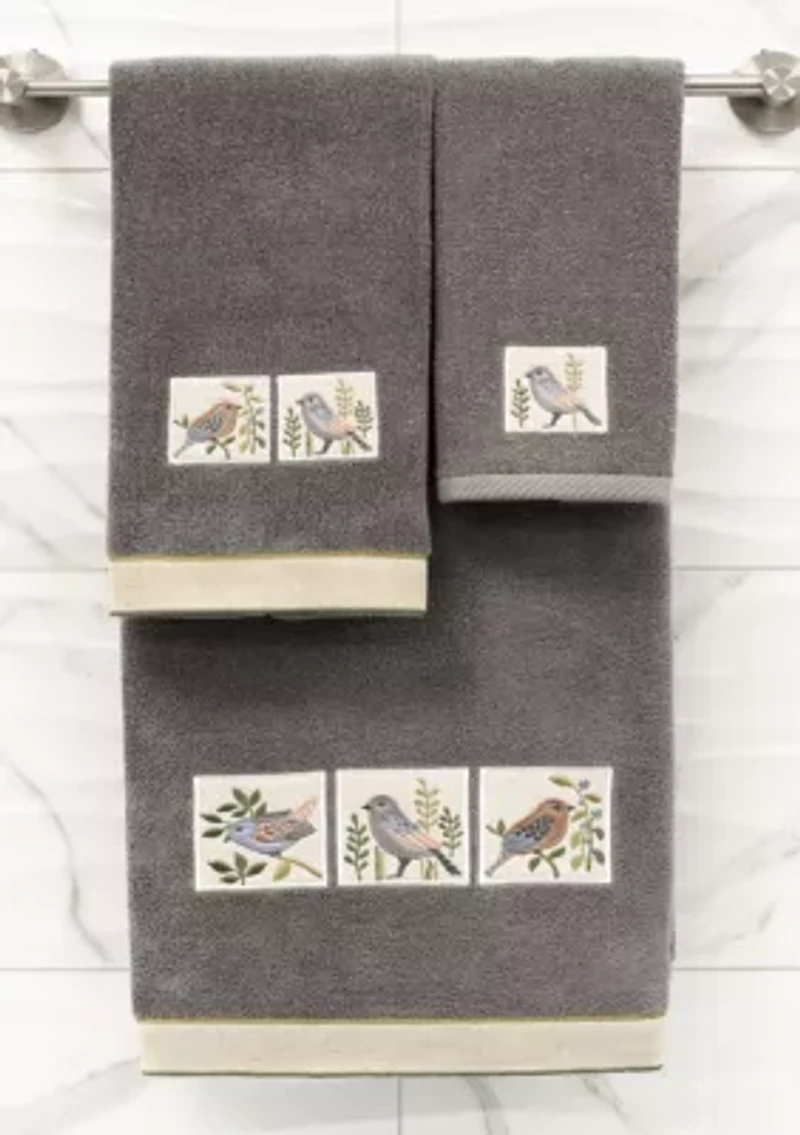 BELINDA 2PC Embellished Hand Towel Set