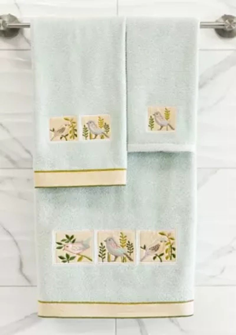 BELINDA 2PC Embellished Fingertip Towel Set