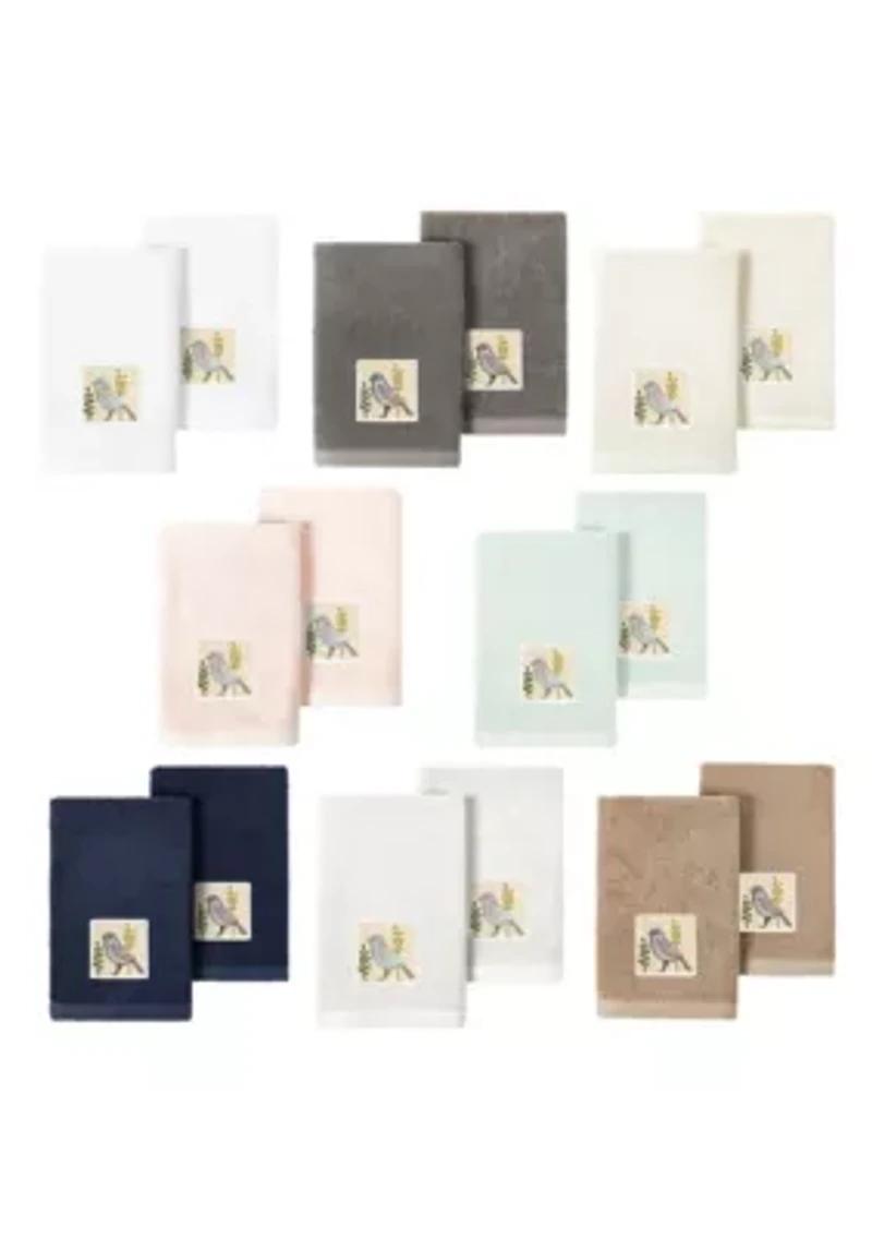 BELINDA 2PC Embellished Fingertip Towel Set