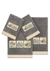 BELINDA 4PC Embellished Towel Set