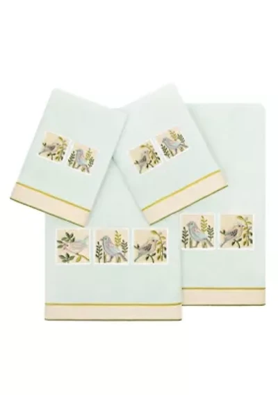 BELINDA 4PC Embellished Towel Set