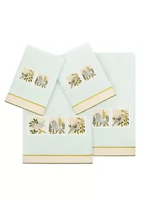 BELINDA 4PC Embellished Towel Set