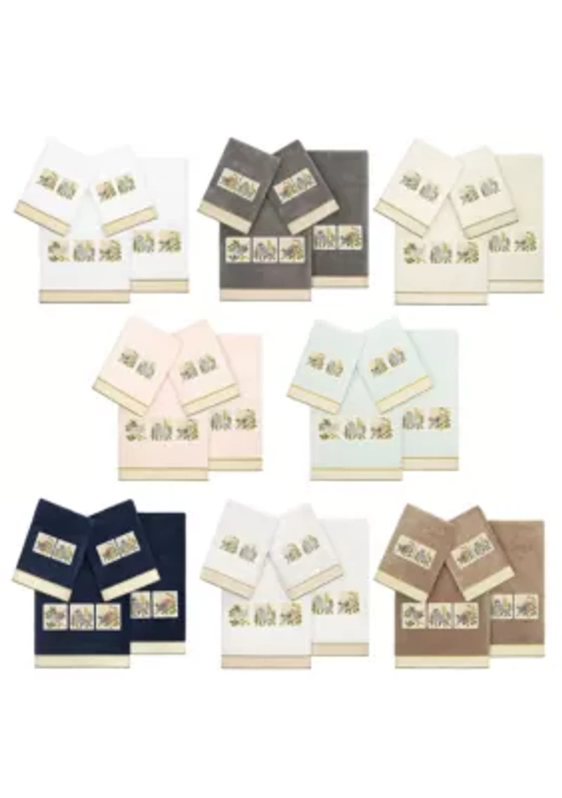 BELINDA 4PC Embellished Towel Set