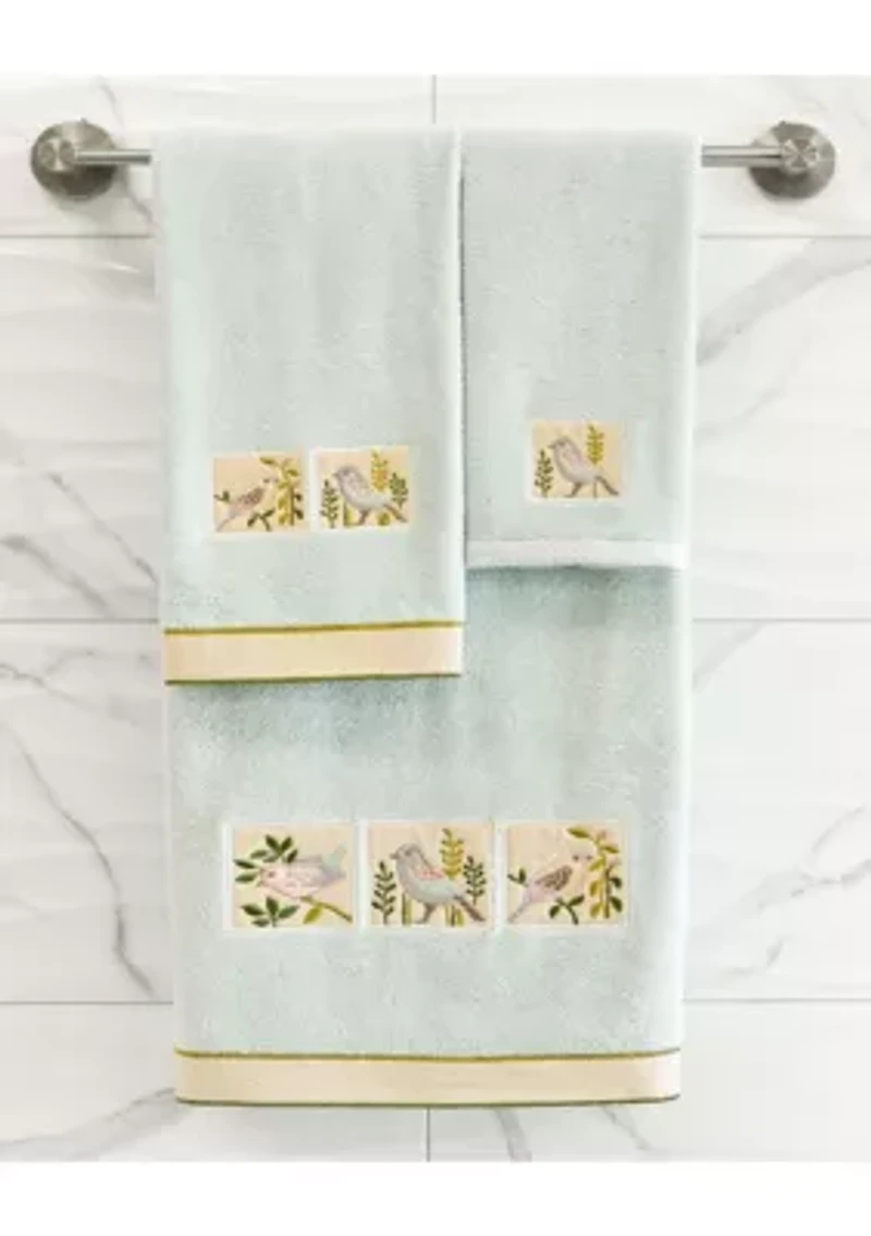 BELINDA 2PC Embellished Bath Towel Set