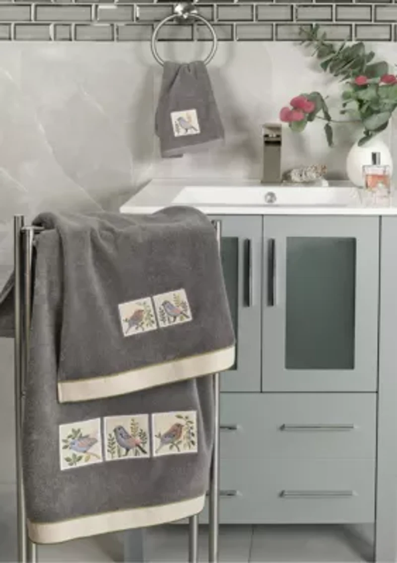 BELINDA 2PC Embellished Bath Towel Set