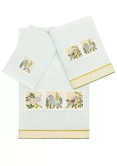BELINDA 3PC Embellished Towel Set