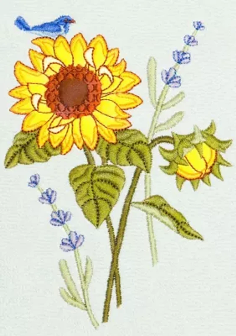 GIRASOL 2PC Embellished Hand Towel Set