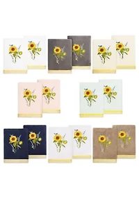 GIRASOL 2PC Embellished Hand Towel Set