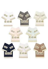 BELINDA 3PC Embellished Towel Set