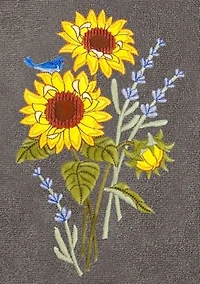 GIRASOL 3PC Embellished Towel Set