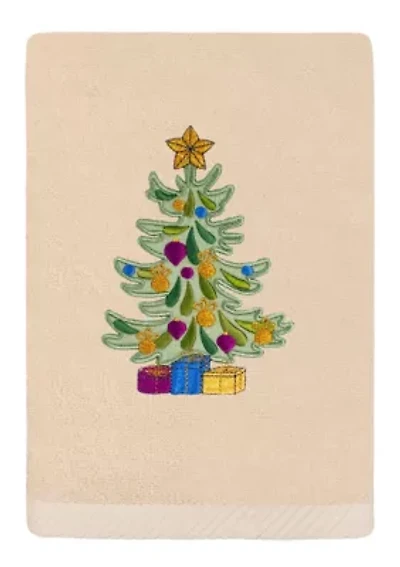 Christmas Presents Embroidered Hand Towel
