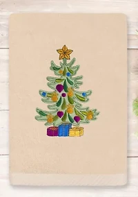 Christmas Presents Embroidered Hand Towel