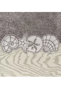 SHELL ROW 3PC Embellished Towel Set