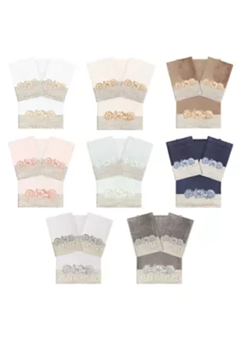 SHELL ROW 3PC Embellished Towel Set