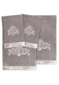 MAY 4PC Embellished Towel Set