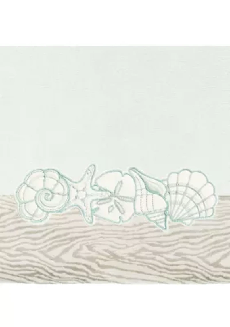 SHELL ROW 3PC Embellished Towel Set