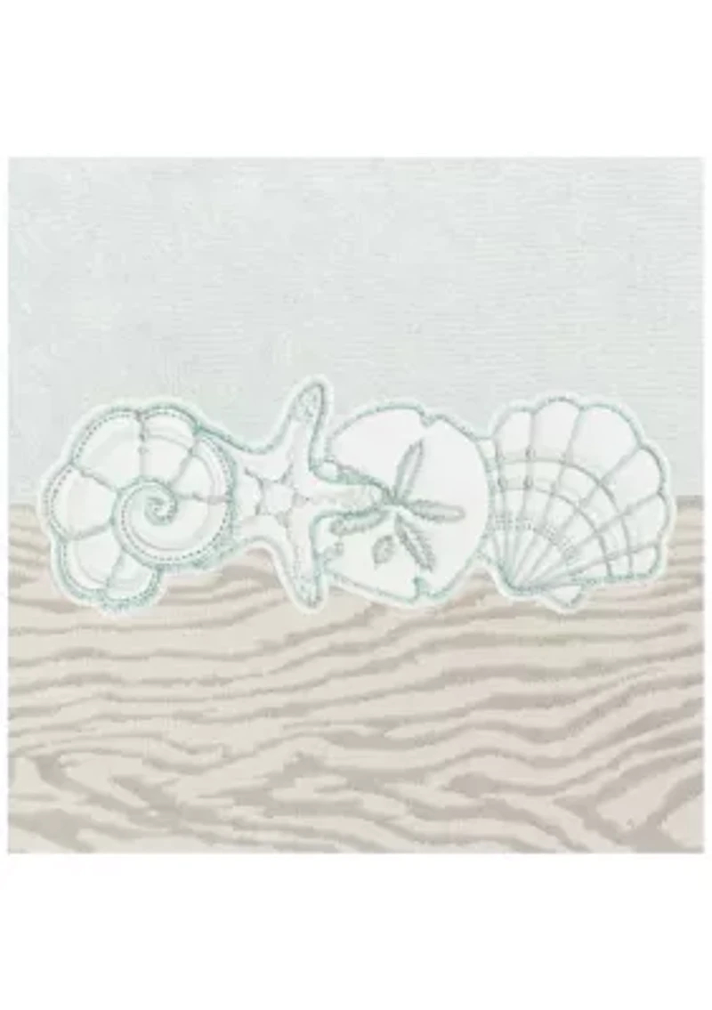SHELL ROW 3PC Embellished Towel Set