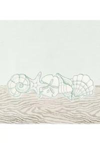 SHELL ROW 4PC Embellished Towel Set