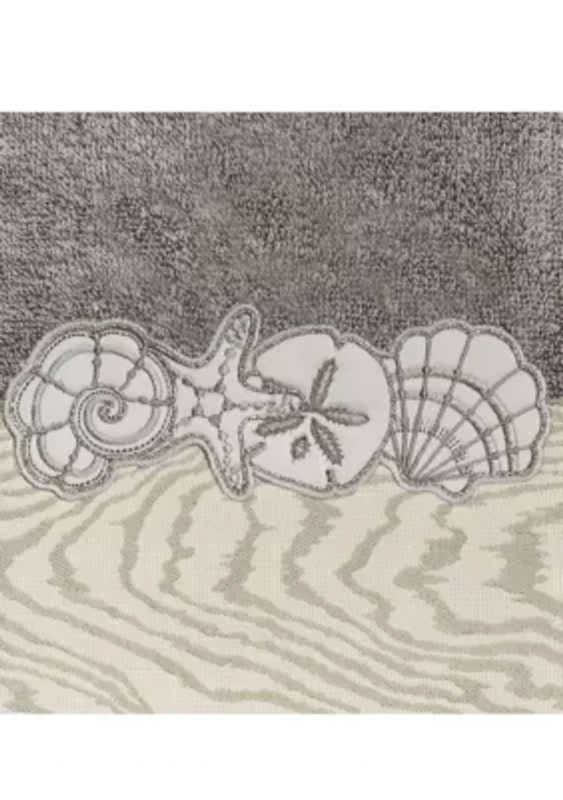 SHELL ROW 4PC Embellished Towel Set