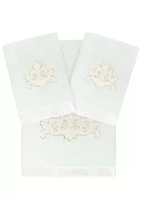 MAY 3PC Embellished Towel Set