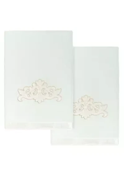 MAY 2PC Embellished Bath Towel Set